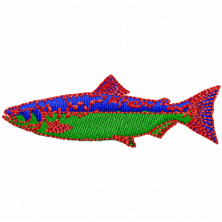Fishes Embroidery Design 5 Fishes Embroidery Design 5
